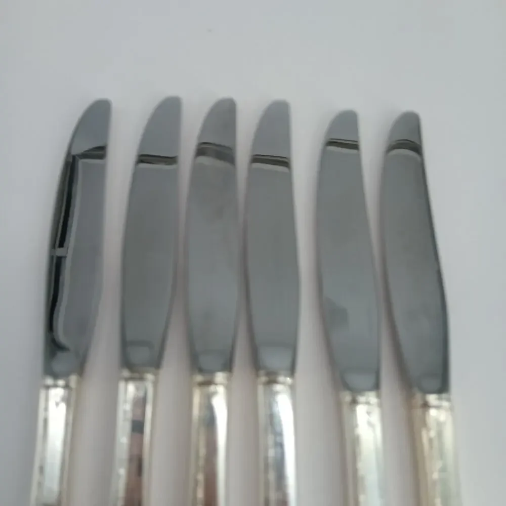 6X BK Oneida Prestige GRENOBLE Silverplate Butter Knives